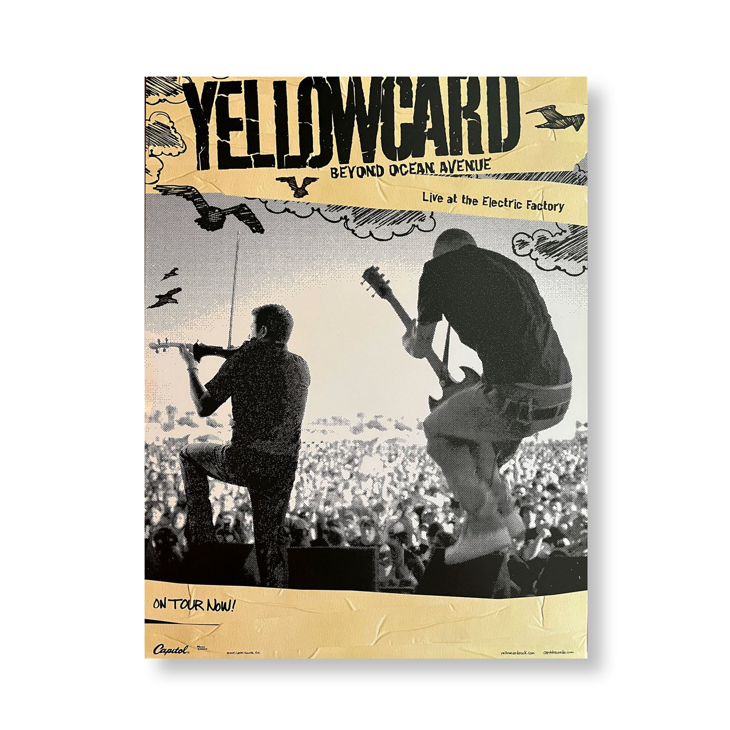 Yellowcard 15 x 20" Double Sided Promotional Poster