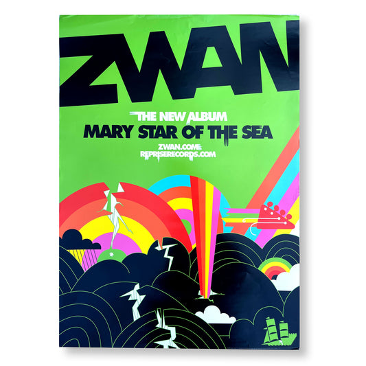 Zwan "Mary Star of the Sea" 18 x 24" Single-sided Promotional Poster *Rare